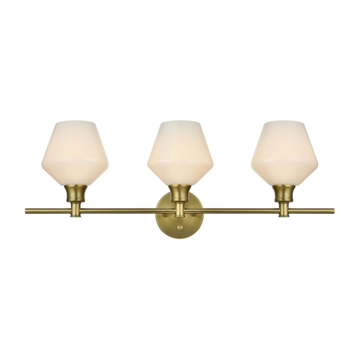 Gene Vanity Light in Satin Gold by Living District