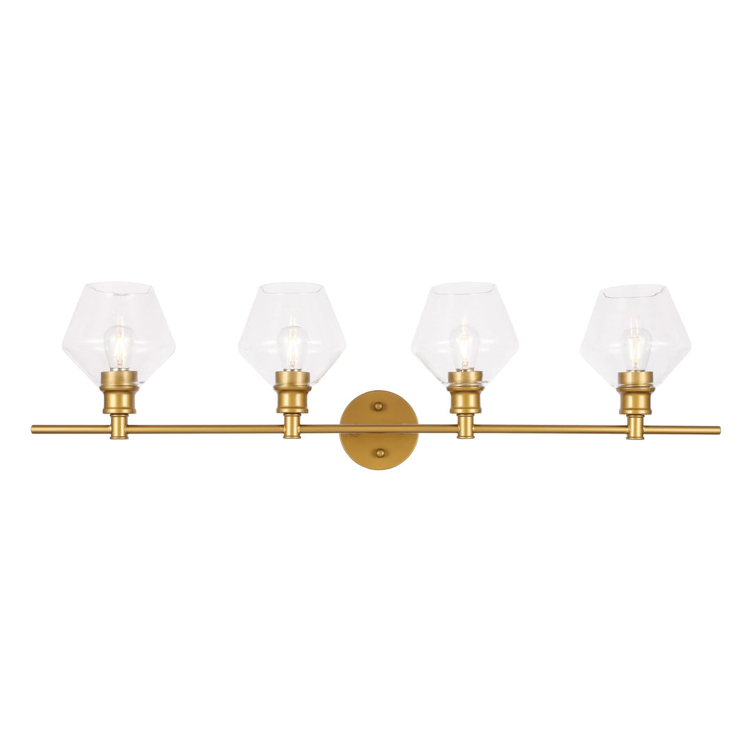 Gene Vanity Light in Brass by Living District