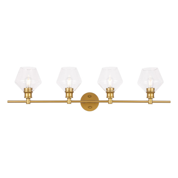 Gene Vanity Light in Brass by Living District