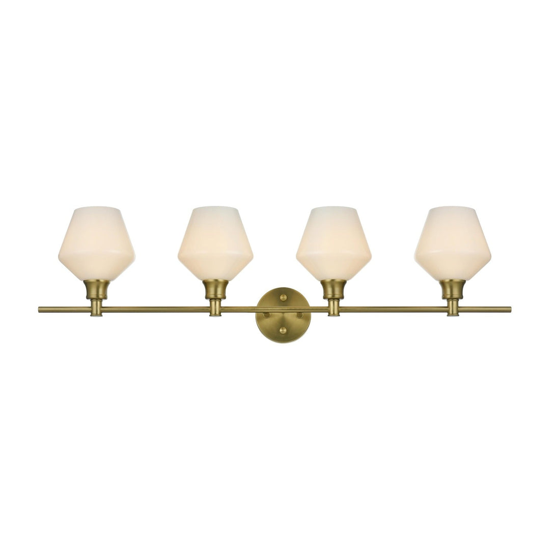 Gene Vanity Light in Satin Gold by Living District