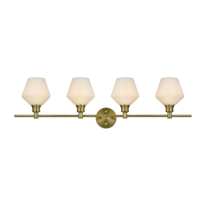 Gene Vanity Light in Satin Gold by Living District