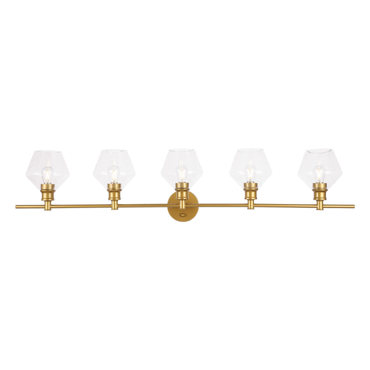 Gene Vanity Light in Brass by Living District