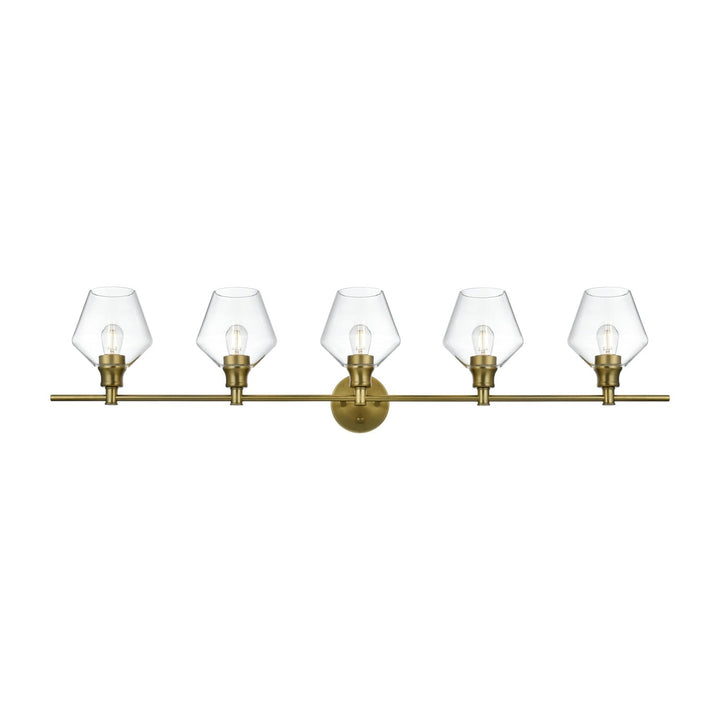 Gene Vanity Light in Satin Gold by Living District