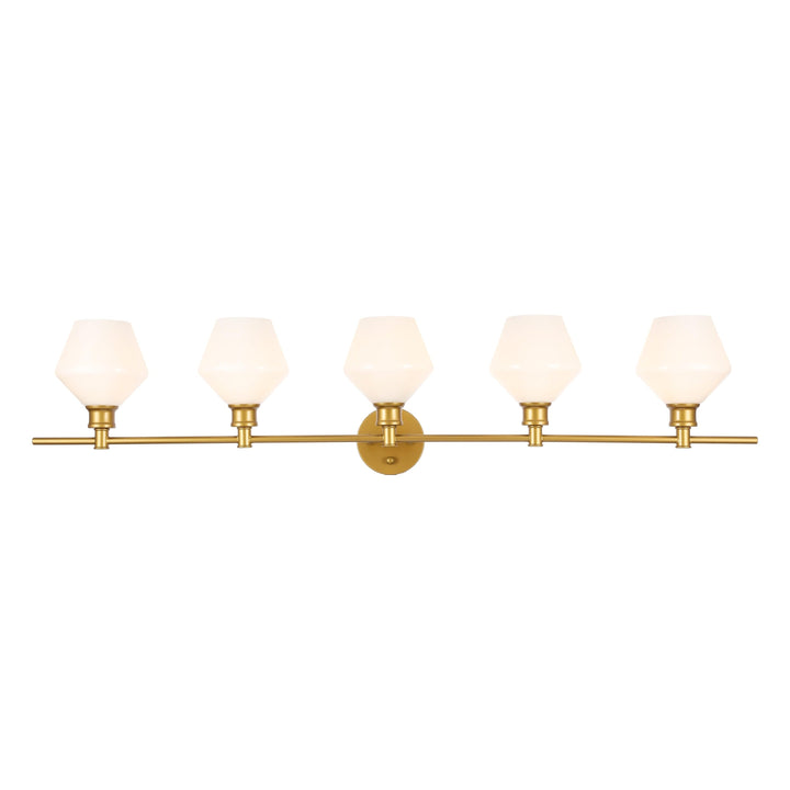 Gene Vanity Light in Brass by Living District