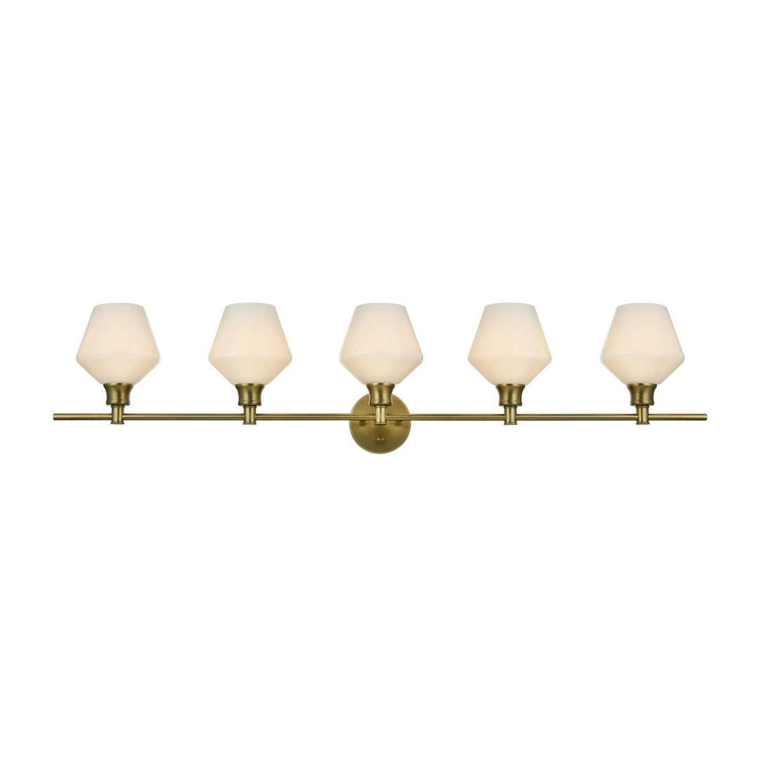 Gene Vanity Light in Satin Gold by Living District