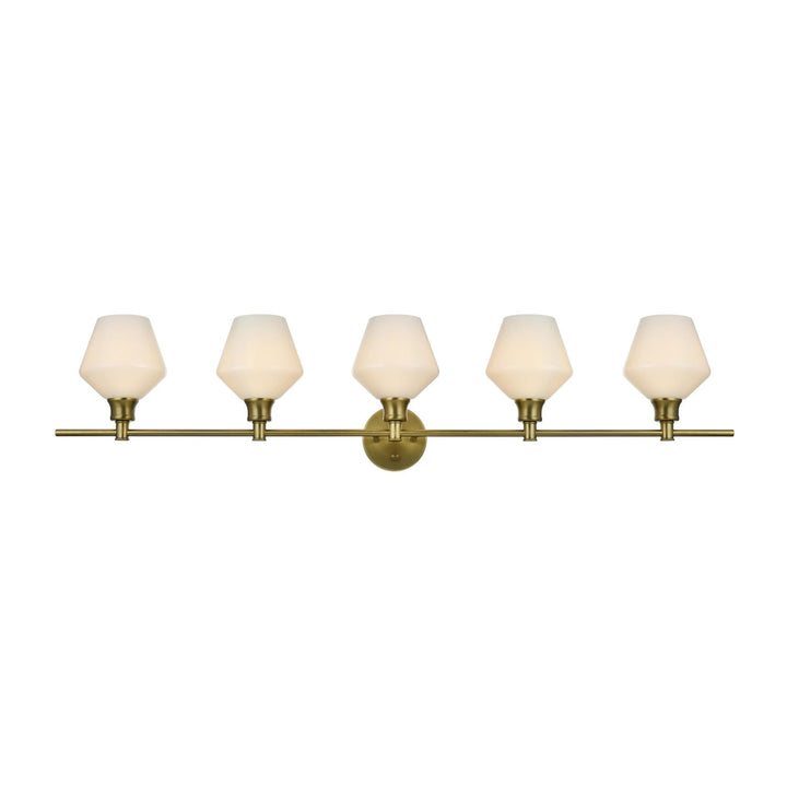 Gene Vanity Light in Satin Gold by Living District