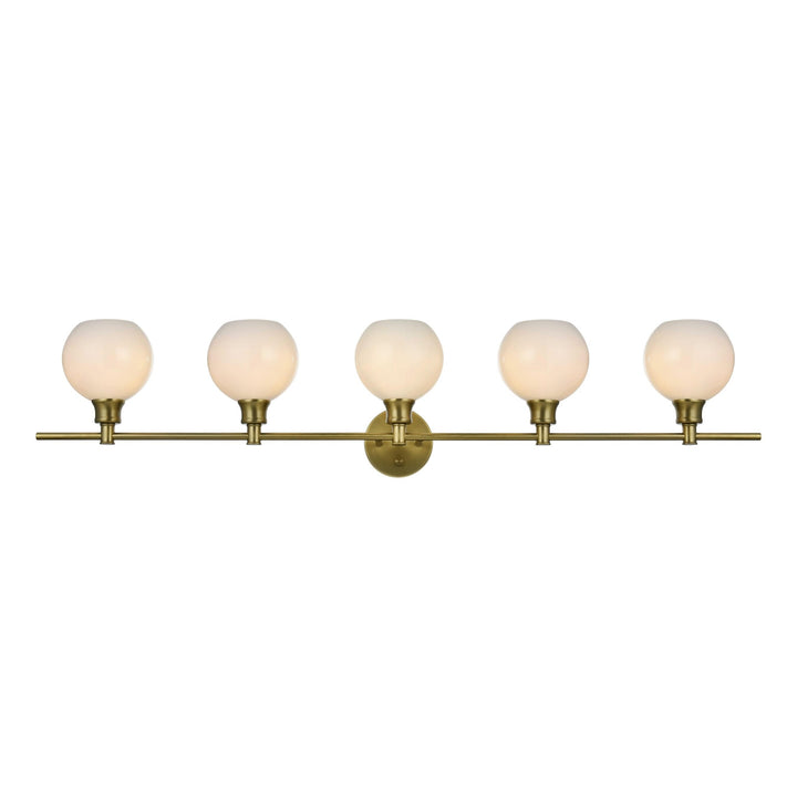 Collier Vanity Light in Satin Gold by Living District