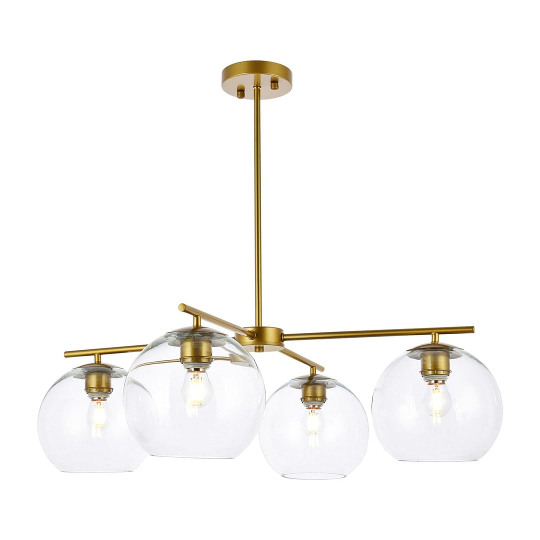 Opus Pendant in Brass by Living District