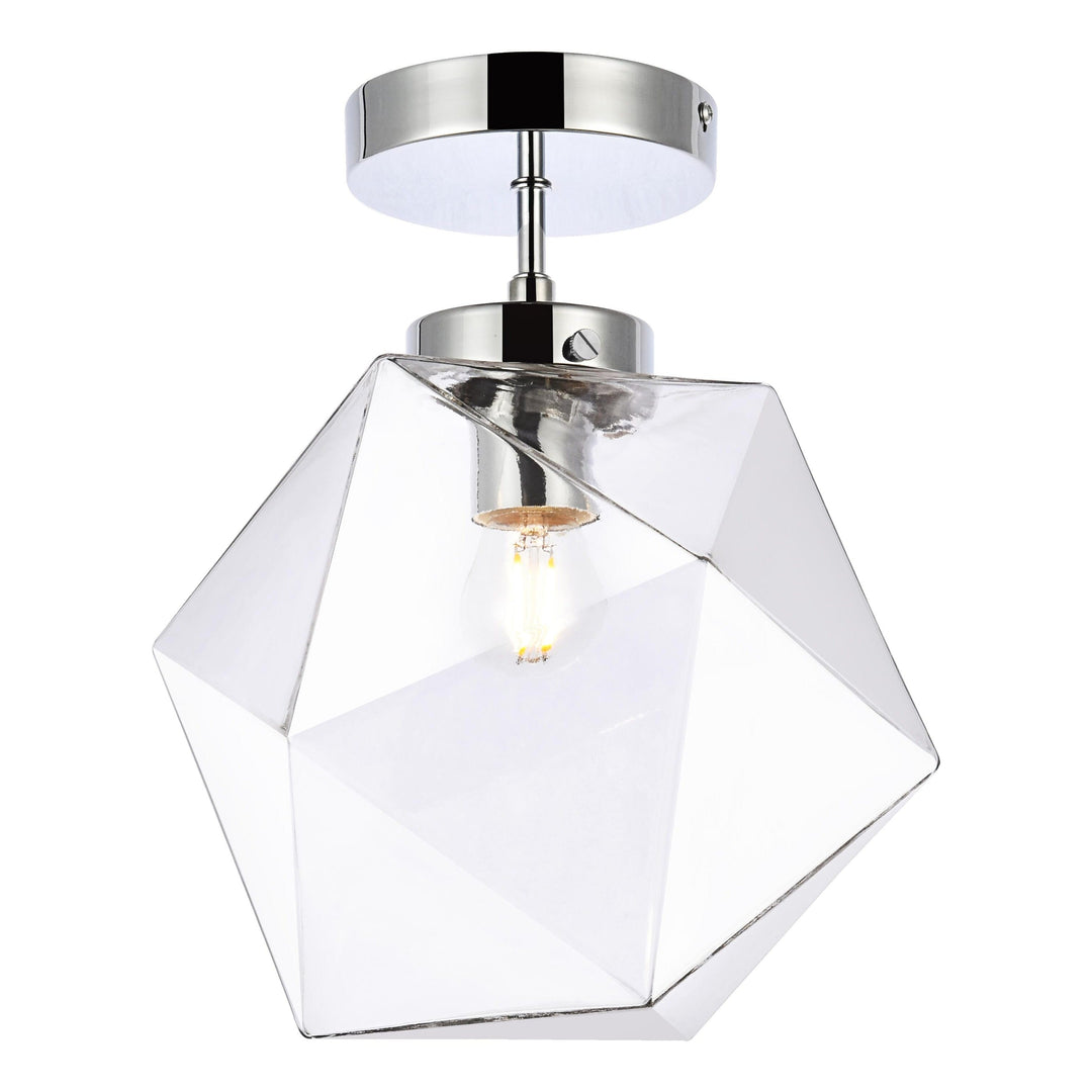 Lawrence Flush Mount in Chrome by Living District
