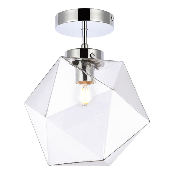 Lawrence Flush Mount in Chrome by Living District