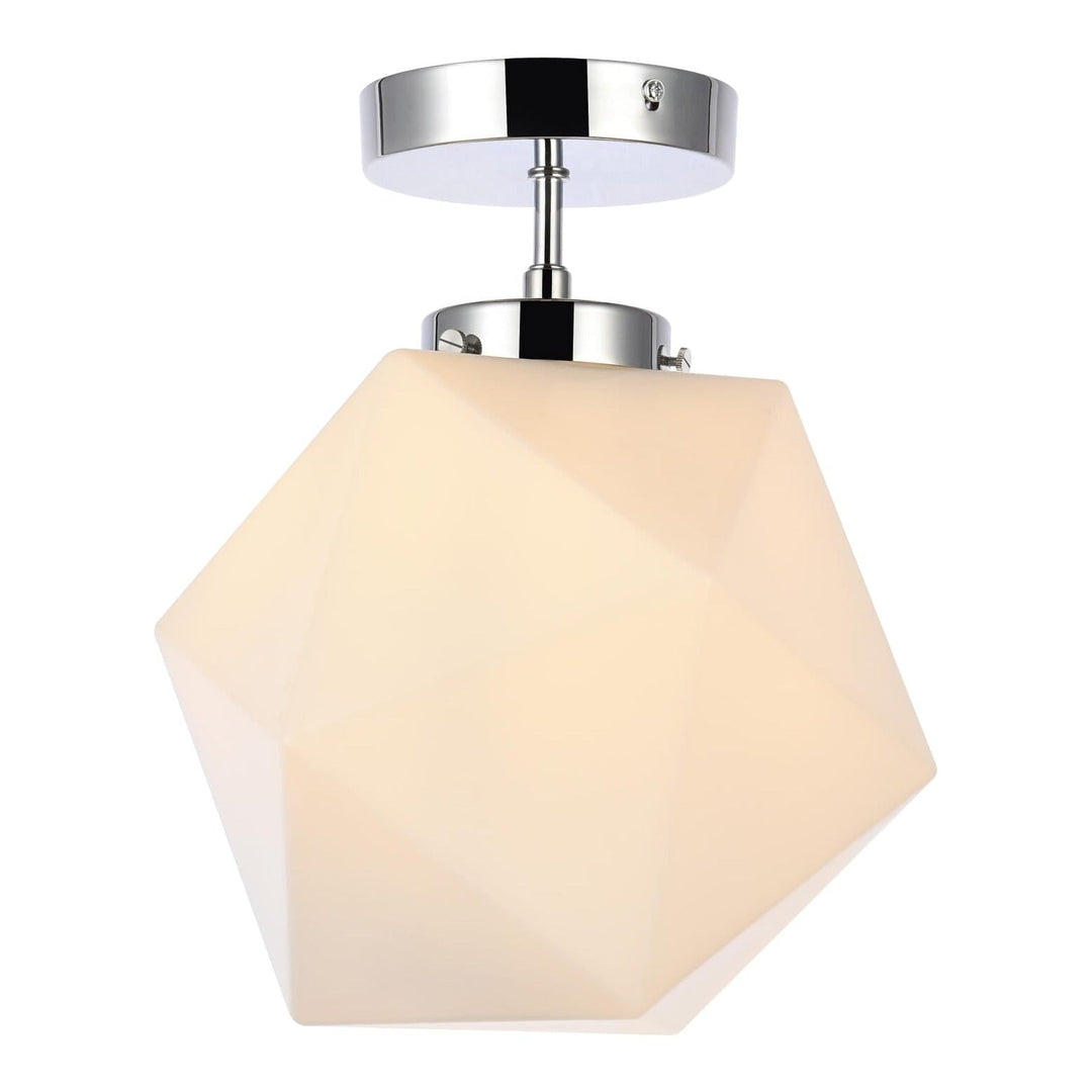 Lawrence Flush Mount in Chrome by Living District