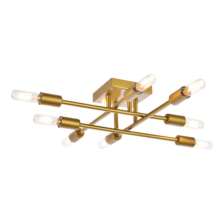 Script Flush Mount in Brass by Living District