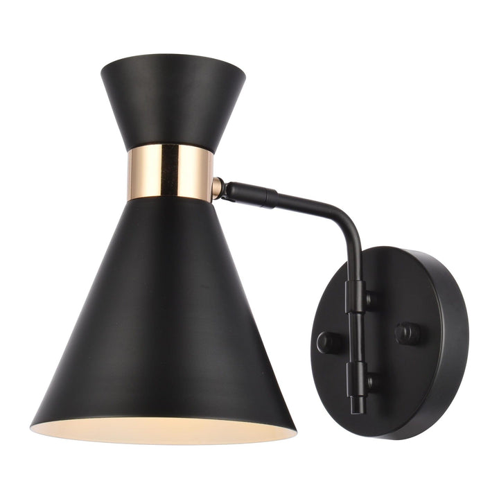 Halycon Wall Sconce in Black by Living District