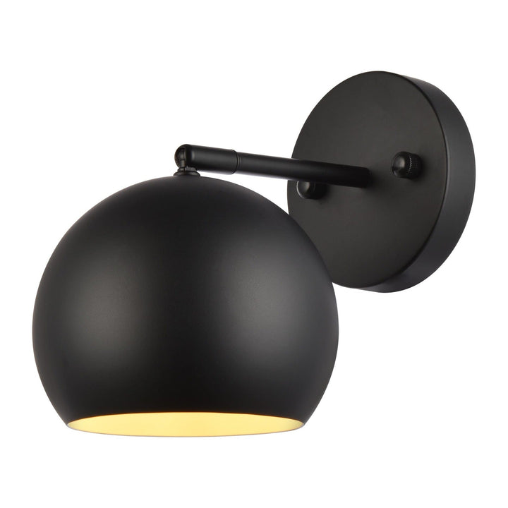 Othello Wall Sconce in Black by Living District