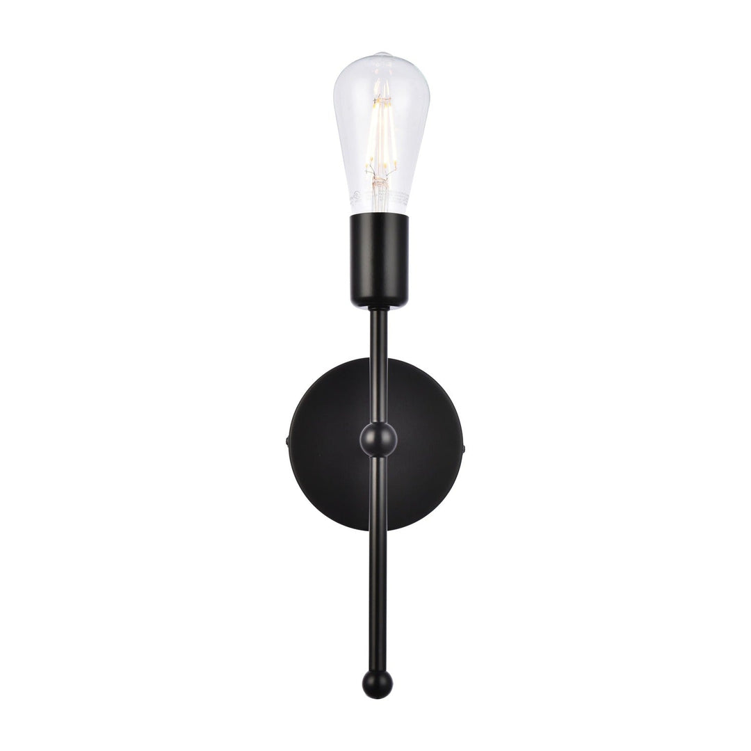 Keely Wall Sconce in Black by Living District