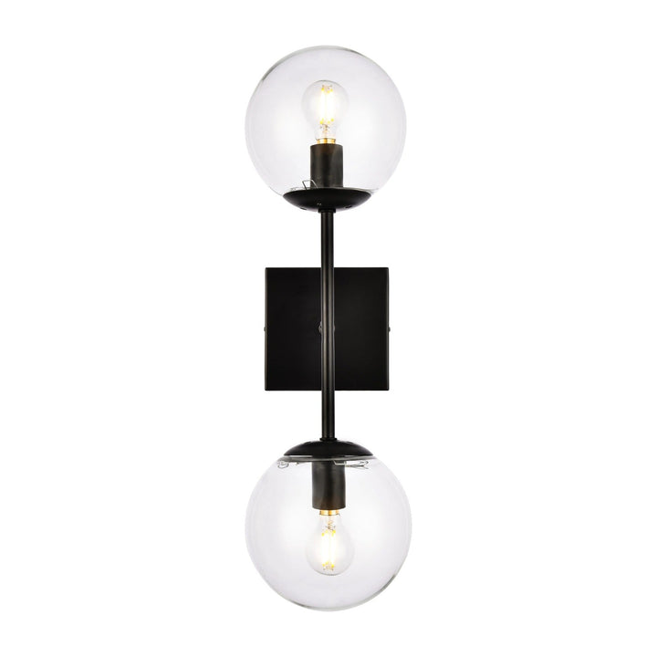 Neri Vanity Light in Black by Living District