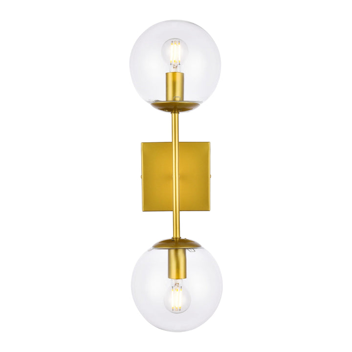 Neri Vanity Light in Brass by Living District