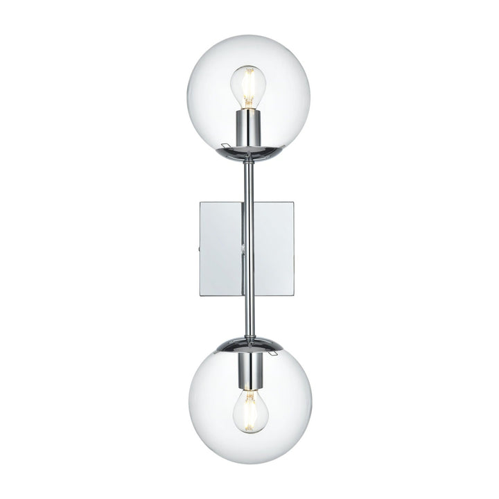 Neri Vanity Light in Chrome by Living District