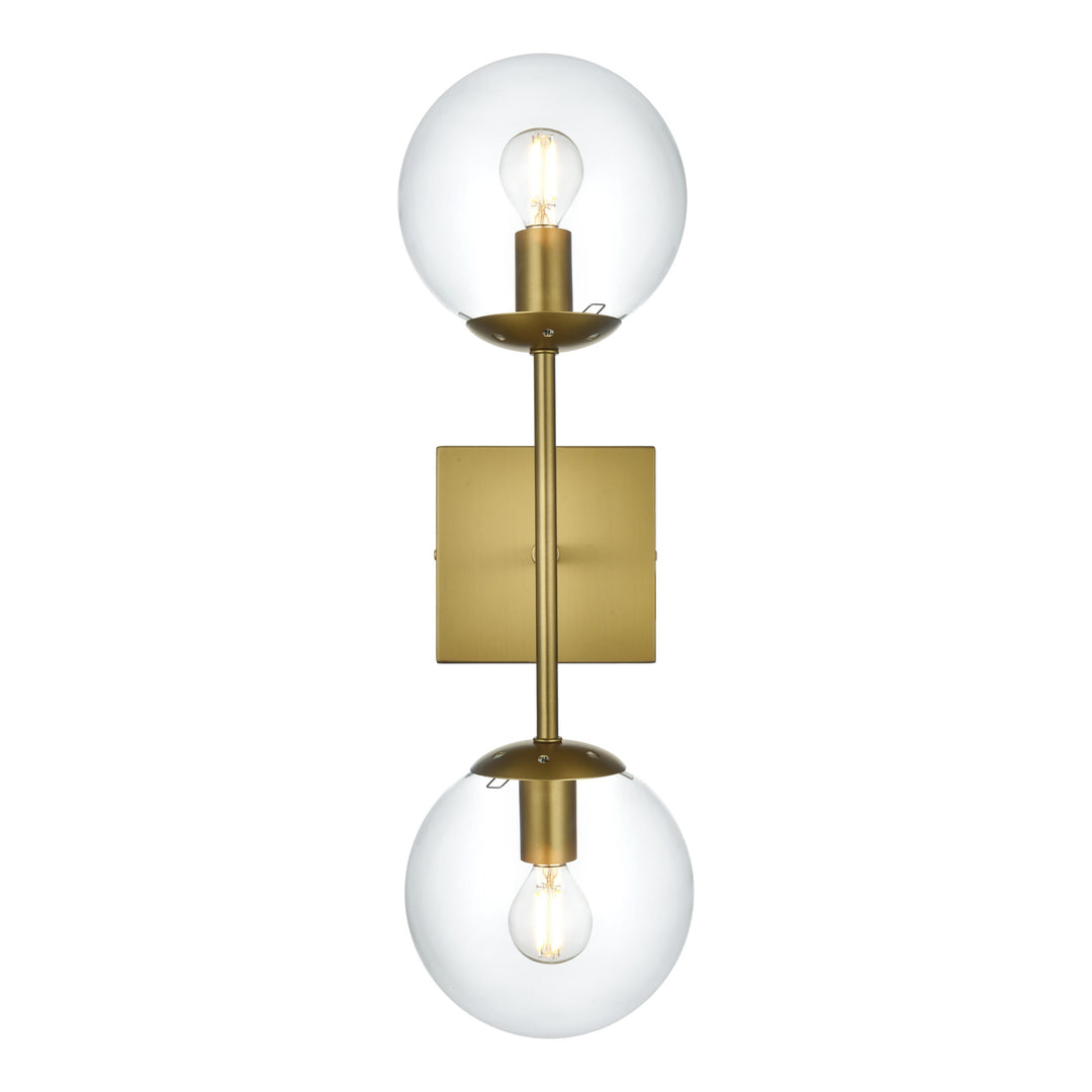Neri Vanity Light in Satin Gold by Living District
