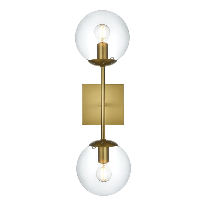 Neri Vanity Light in Satin Gold by Living District