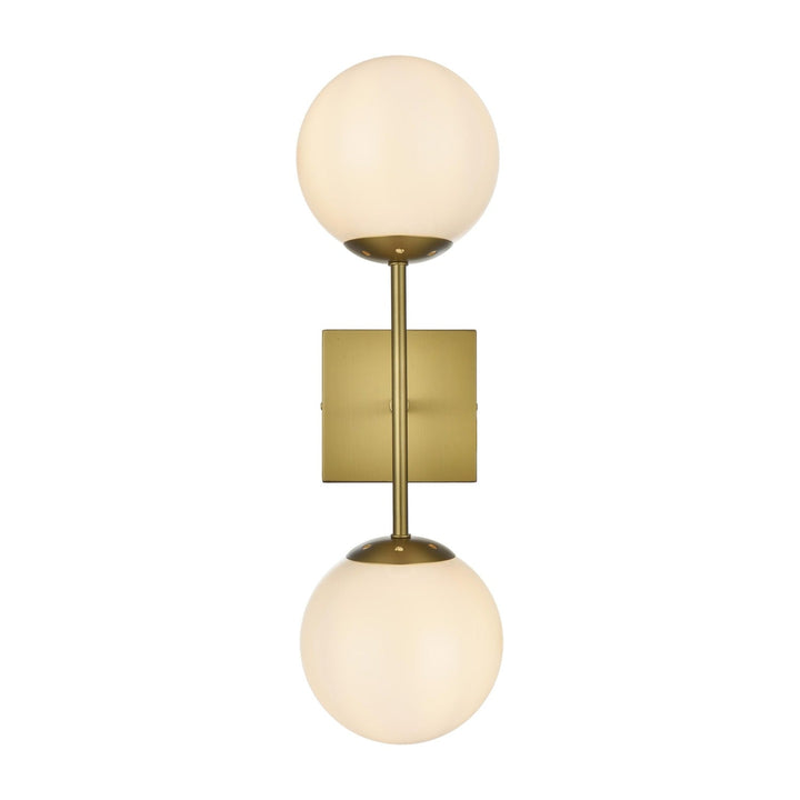 Neri Vanity Light in Satin Gold by Living District