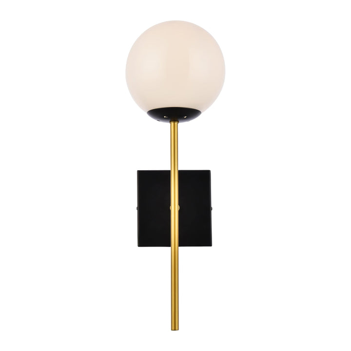 Neri Wall Sconce in Black & Brass by Living District