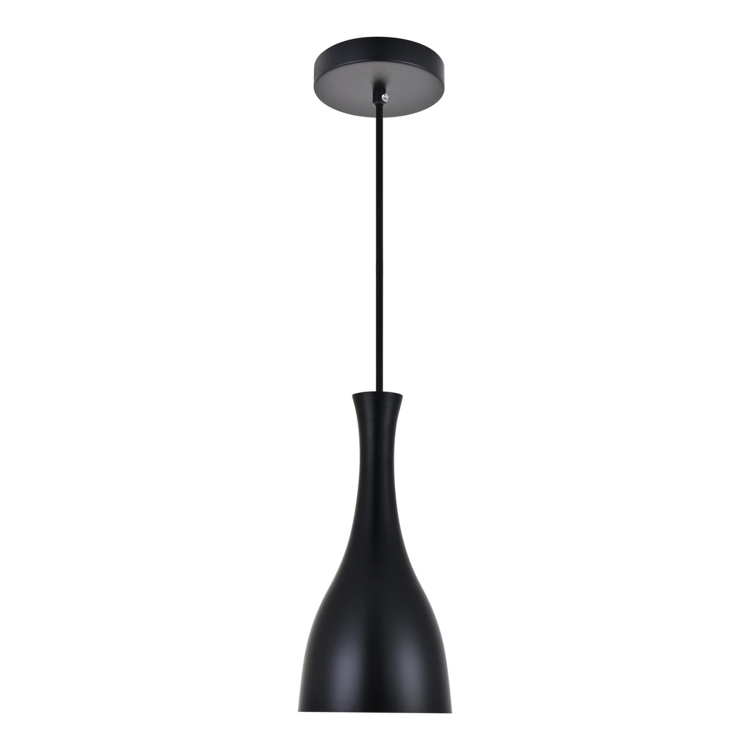 Aiken Pendant in Black by Living District