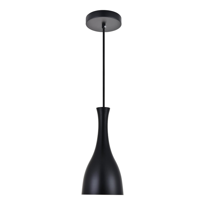 Aiken Pendant in Black by Living District