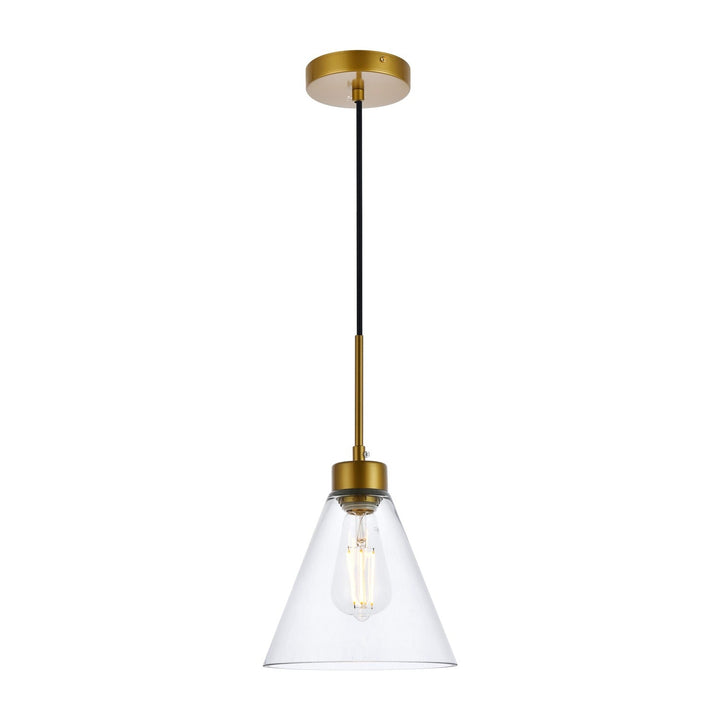 Mera Pendant in Brass by Living District