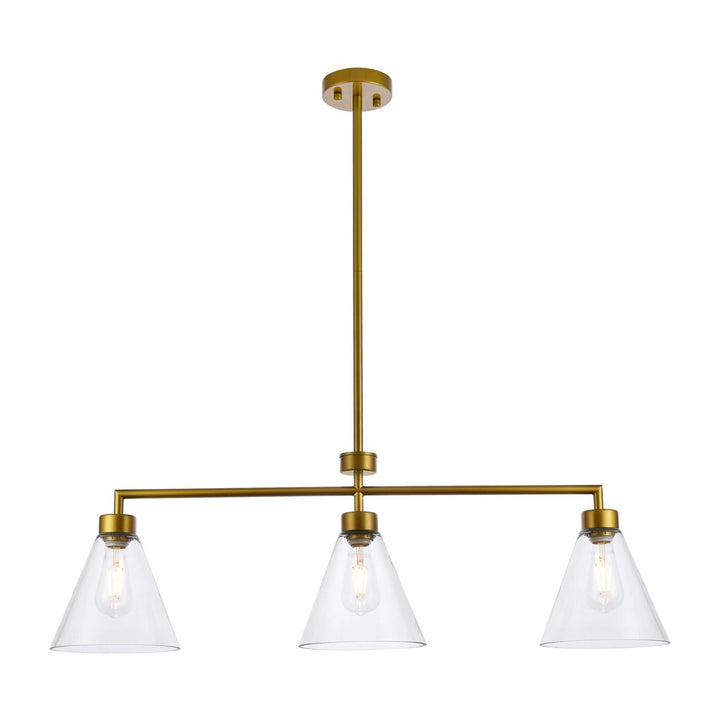 Mera Pendant in Brass by Living District