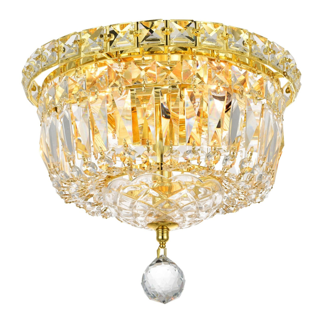 Tranquil Flush Mount in Gold by Living District