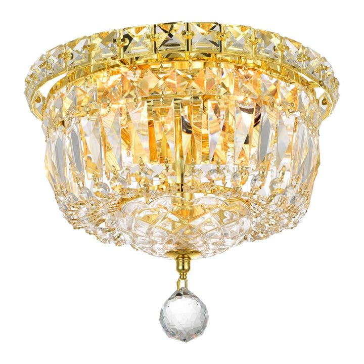 Tranquil Flush Mount in Gold by Living District