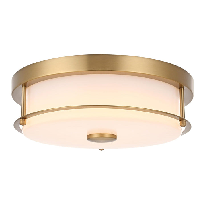 Kolson Flush Mount in Satin Gold by Living District