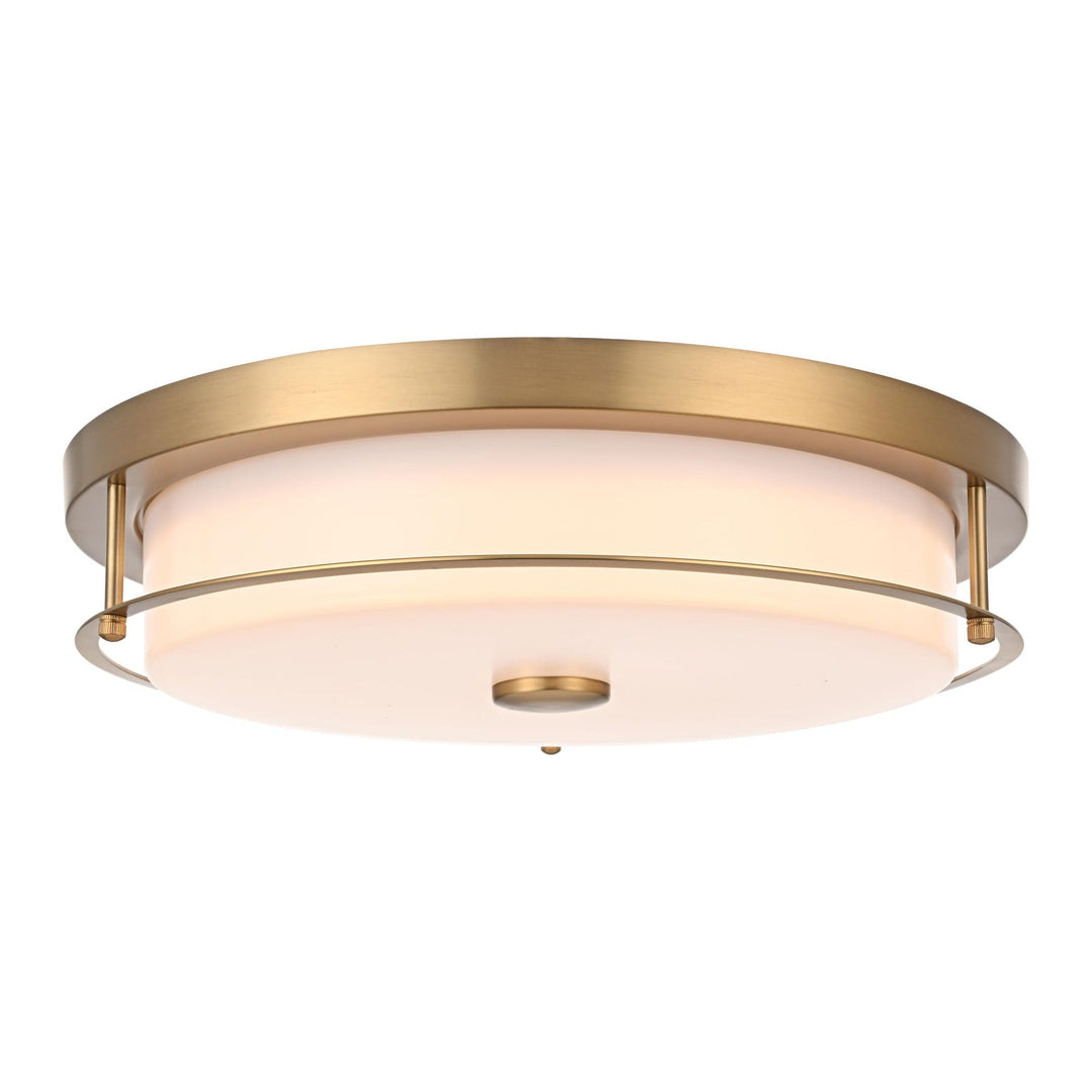 Kolson Flush Mount in Satin Gold by Living District