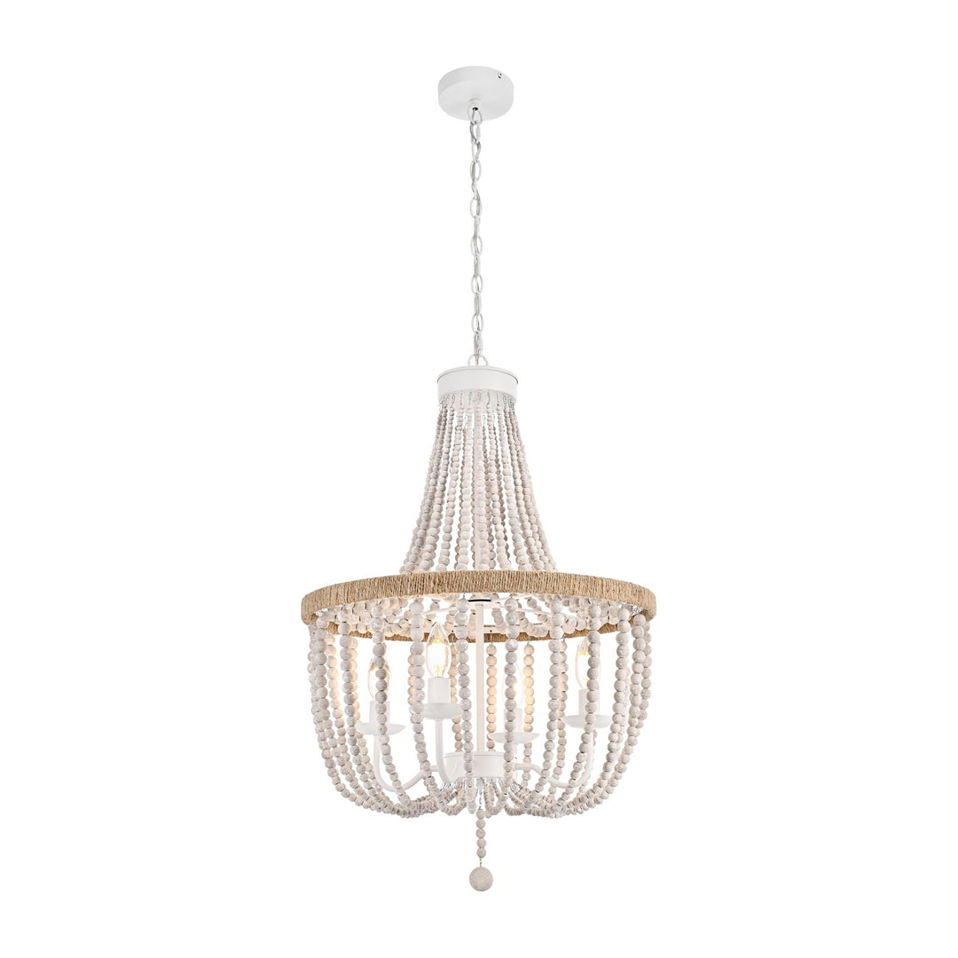 Jolie Pendant, 20" / 4 Lights / LD306D20WH, by Living District