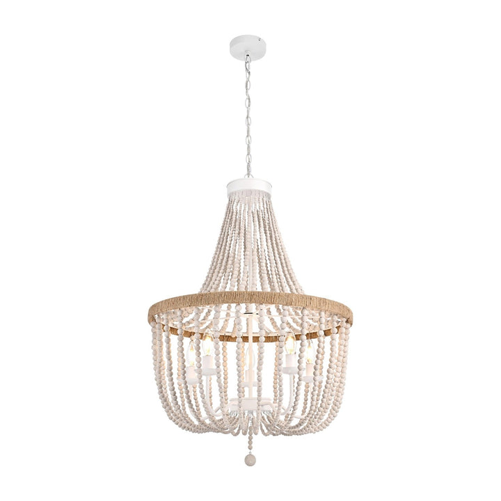 Jolie Pendant, 24" / 5 Lights / LD306D24WH, by Living District