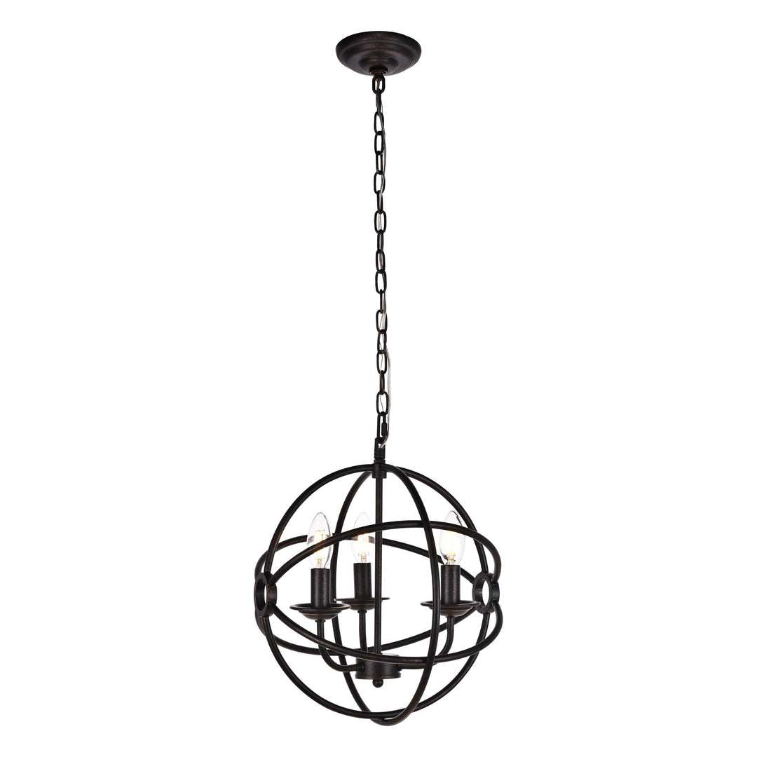 Octavia Pendant in Dark Bronze by Living District