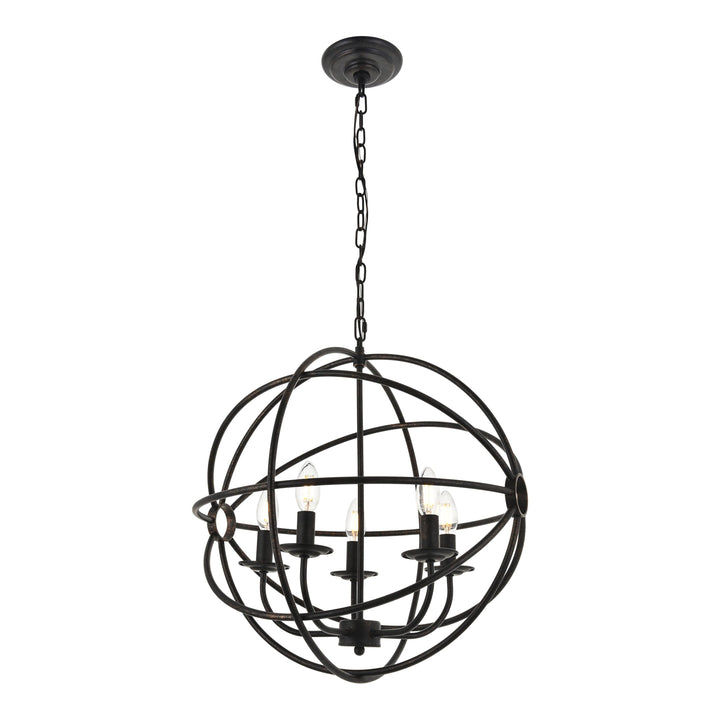 Octavia Pendant in Dark Bronze by Living District
