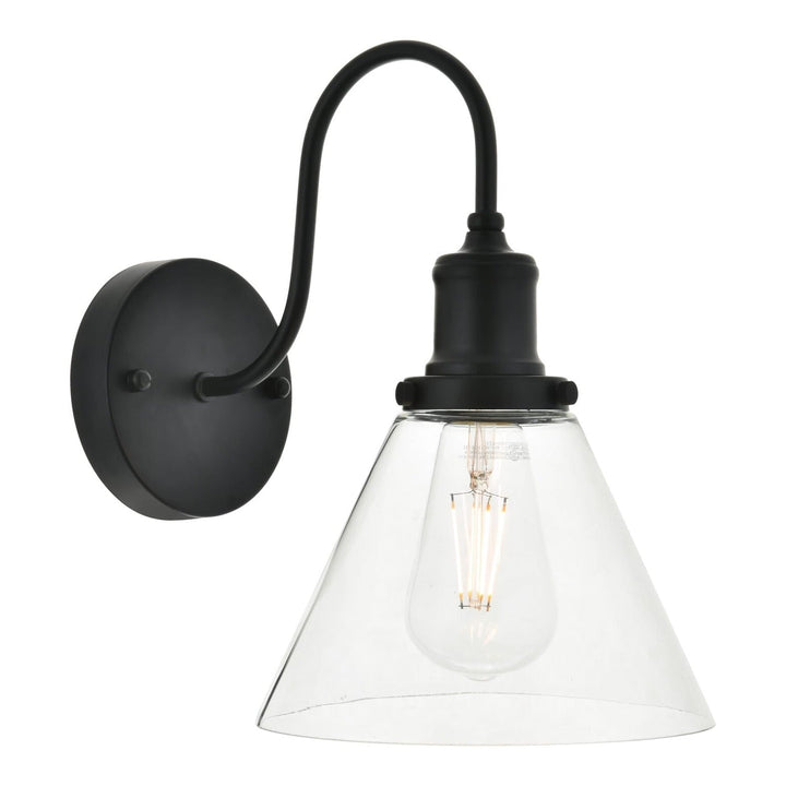Histoire Wall Sconce in Black by Living District