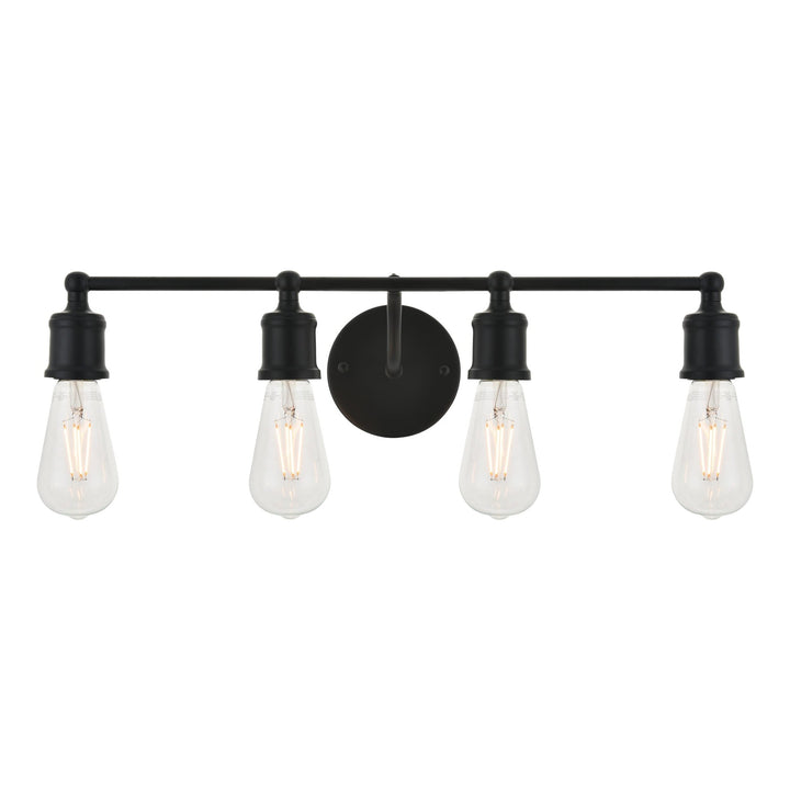 Serif Vanity Light in Black by Living District
