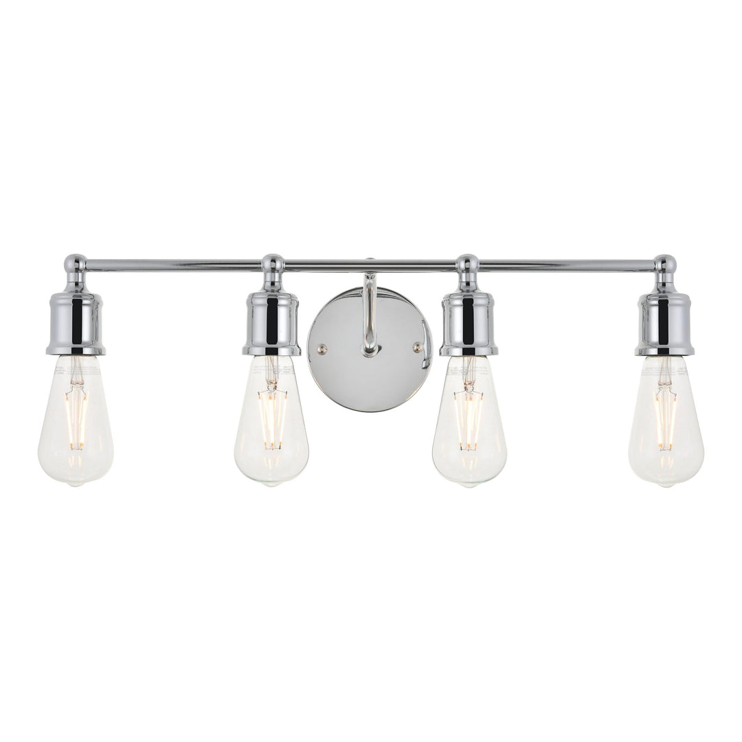Serif Vanity Light in Chrome by Living District