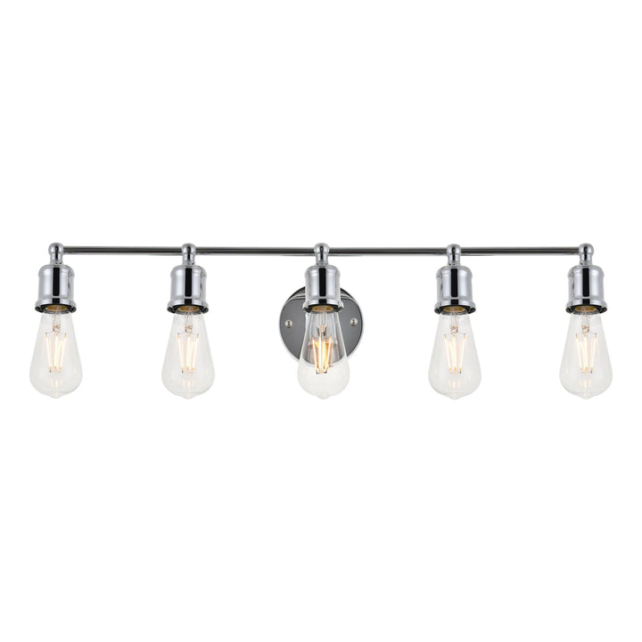 Serif Vanity Light in Chrome by Living District
