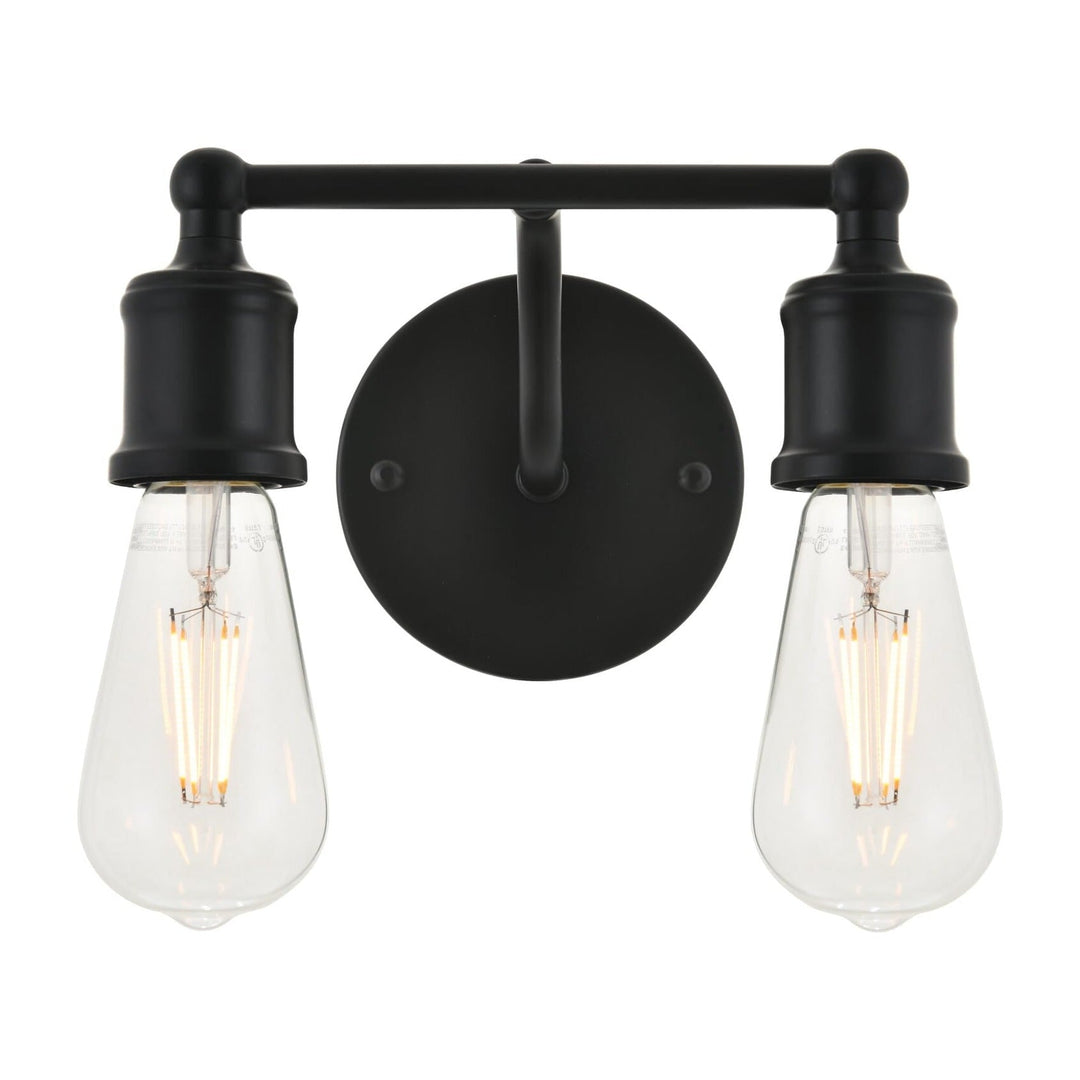 Serif Vanity Light in Black by Living District