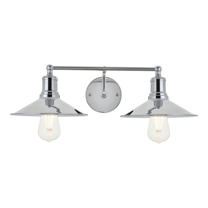 Etude Vanity Light in Chrome by Living District