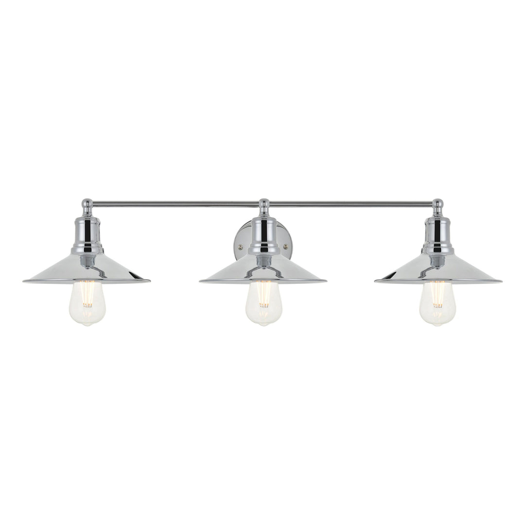 Etude Vanity Light in Chrome by Living District