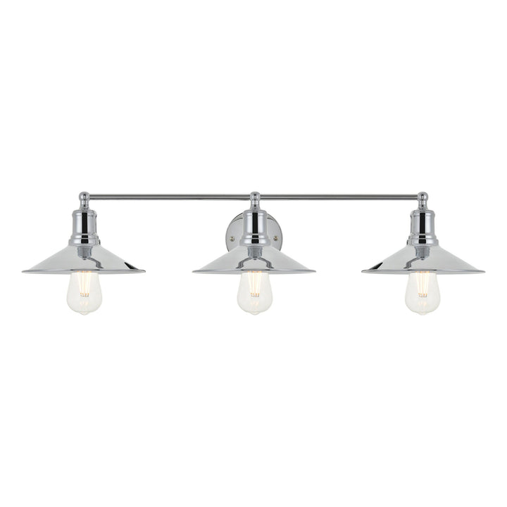 Etude Vanity Light in Chrome by Living District