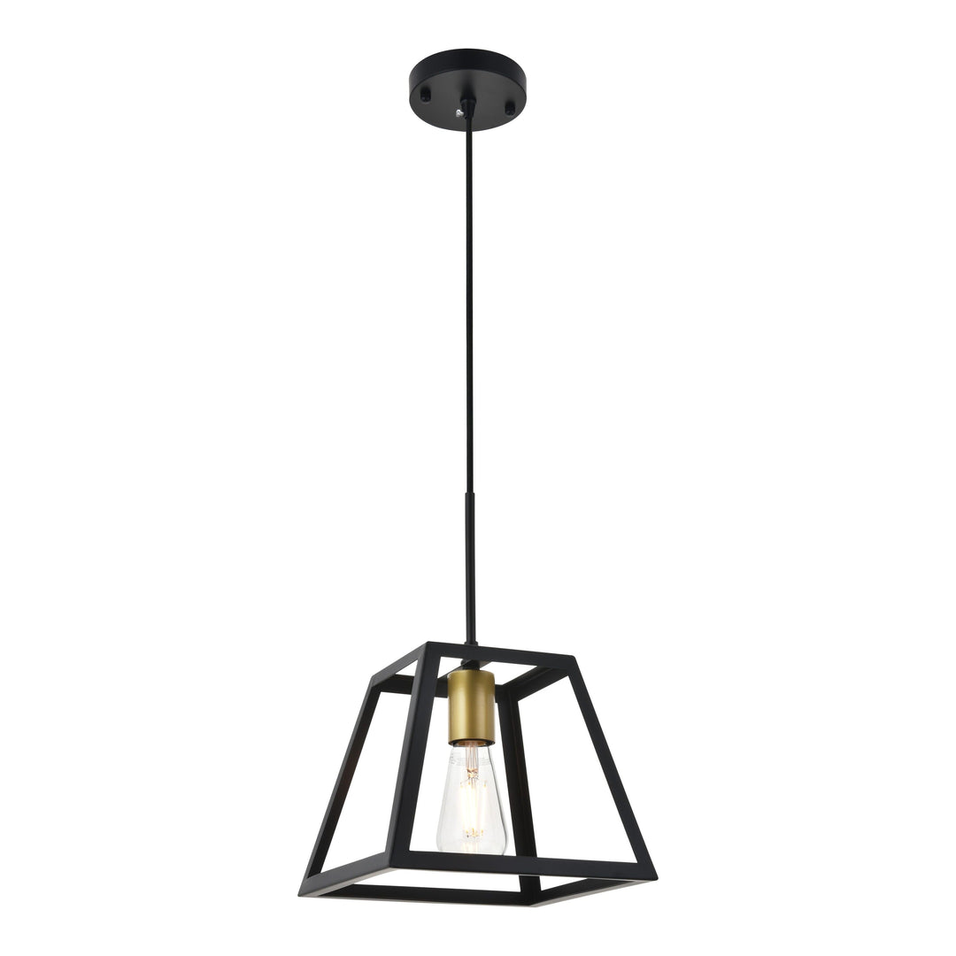 Resolute Pendant in Black & Brass by Living District