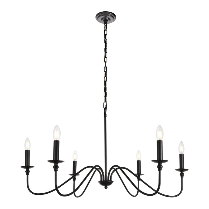 Rohan Chandelier in Matte Black by Living District