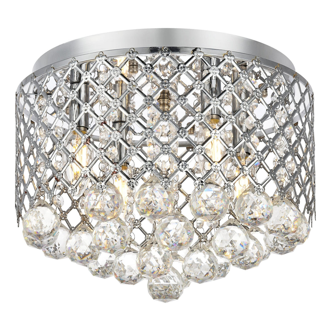 Tully Flush Mount in Chrome by Living District