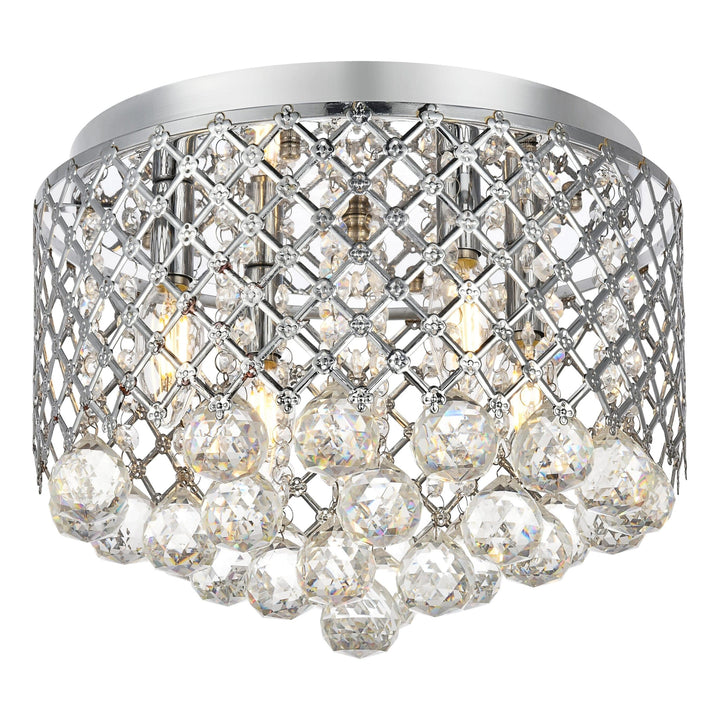 Tully Flush Mount in Chrome by Living District